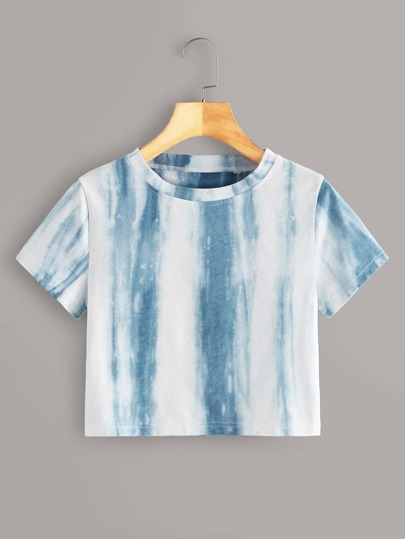 Our Tie Dye Crop Tee is such a vibe - ROMWE