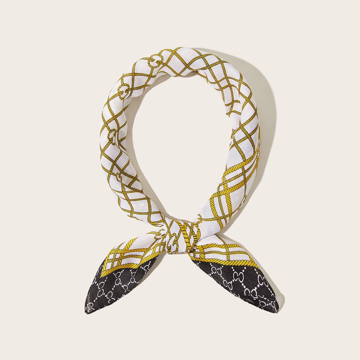 

Chain Pattern Bandana, Multicolor