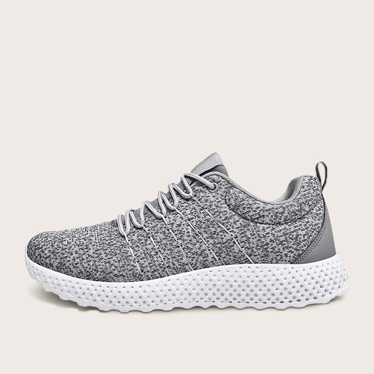 

Guys Lace-up Front Wide Fit Sneakers, Grey