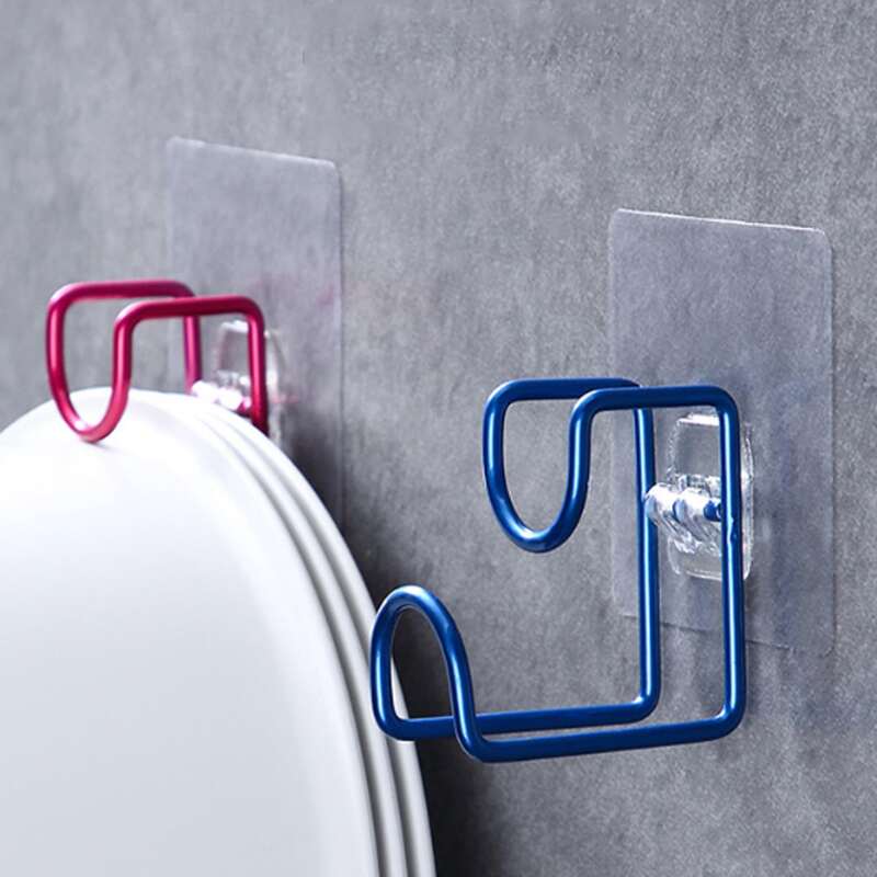 

1pc Stainless Steel Plastic Basin Wall Hook