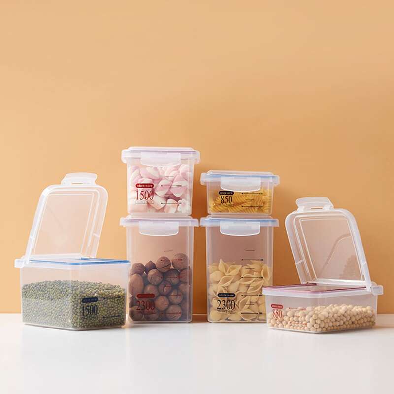 

1pc Kitchen Transparent Storage Sealed Tank