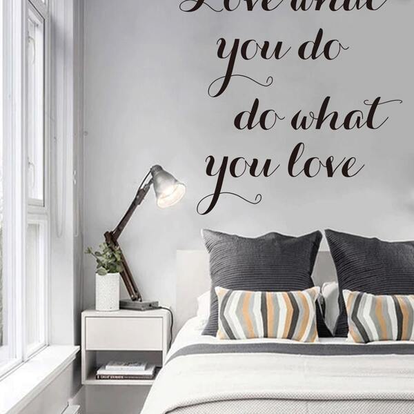 

Slogan Print Wall Sticker