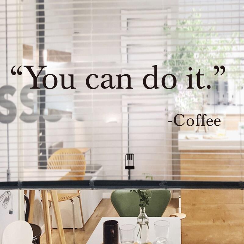 Slogan Print Wall Sticker