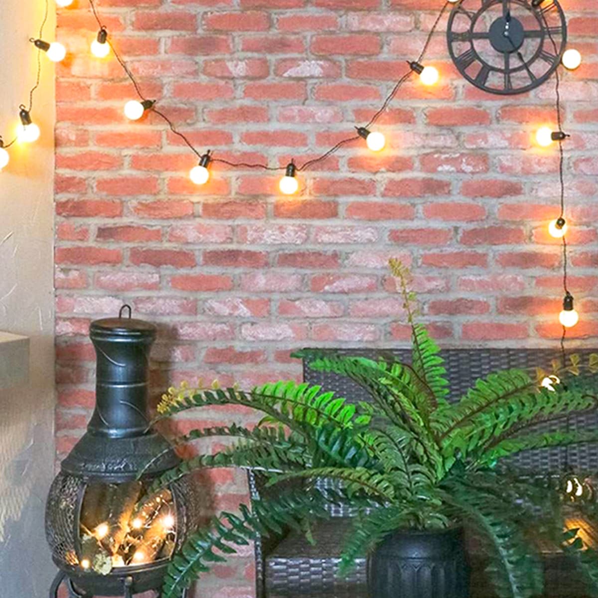 

10pcs Globe Bulb With Hook String Light, Yellow