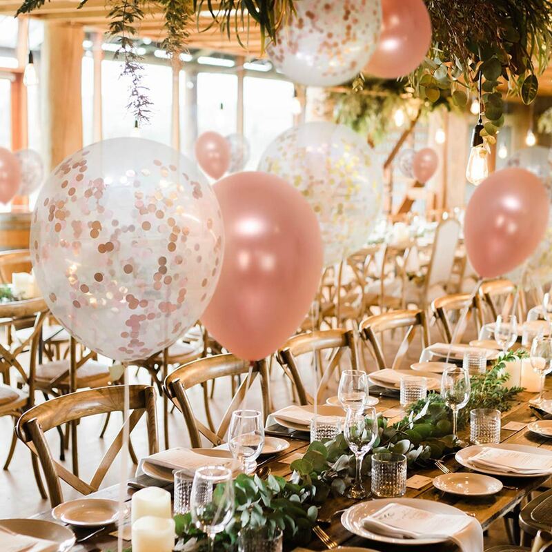 

20pcs Confetti & 10pcs Latex Balloon Set, Multicolor