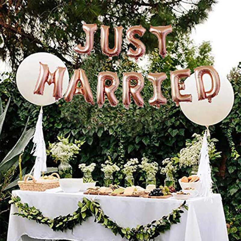 

1set Party Letter Shaped Decoration Balloon, Multicolor