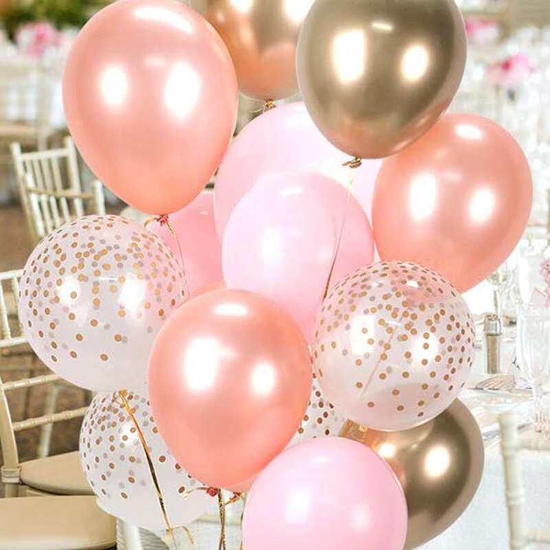 

20pcs Confetti & Latex Balloon Set, Multicolor