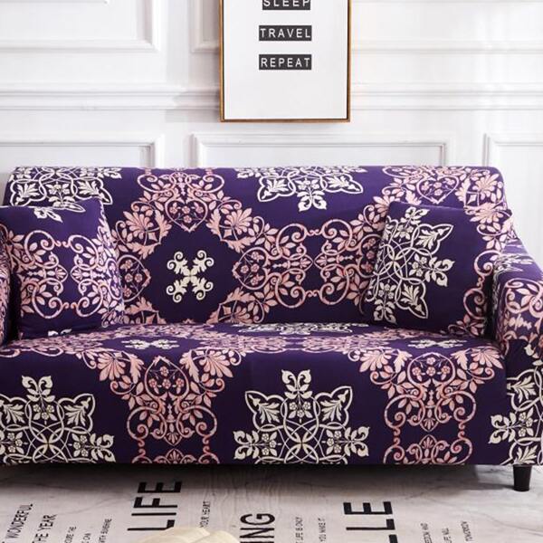 

Эластичный чехол для дивана с цветочным узором 1шт, Многоцветный