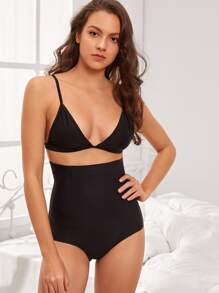 Bragas fajas unicolores - Negro - Ver 4