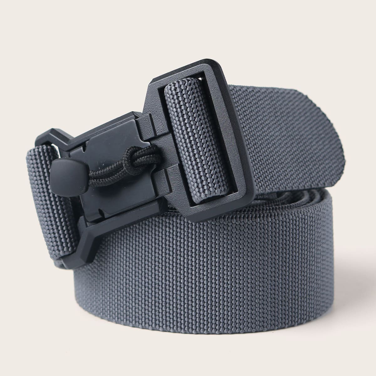 

Guys Solid Tape Belt, Grey