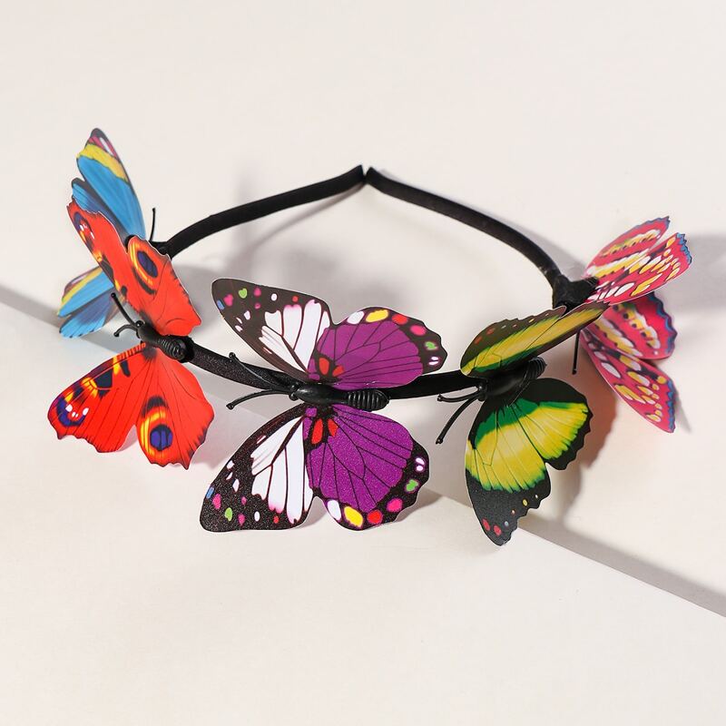 

Colorful Butterfly Decor Hair Hoop, Multicolor