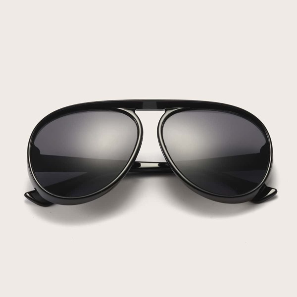 

Flat Top Acrylic Frame Sunglasses, Black