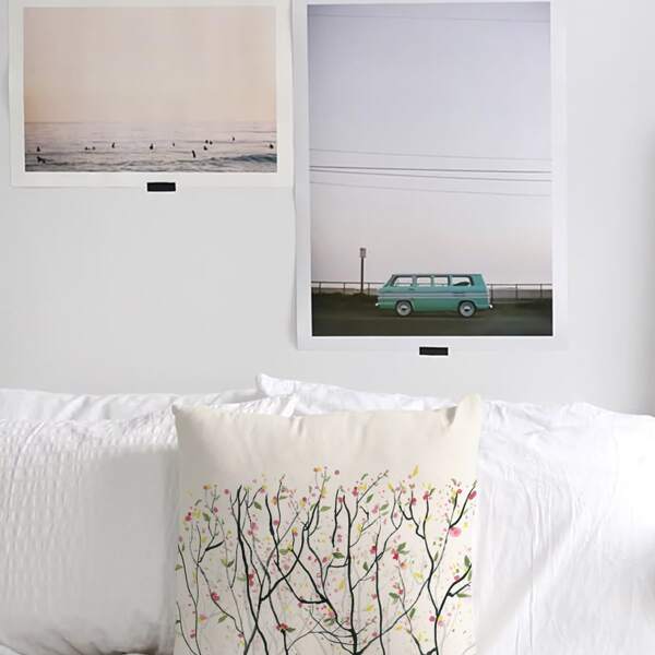 

1pc Tree Branches Print Cushion Cover Without Filler, Multicolor