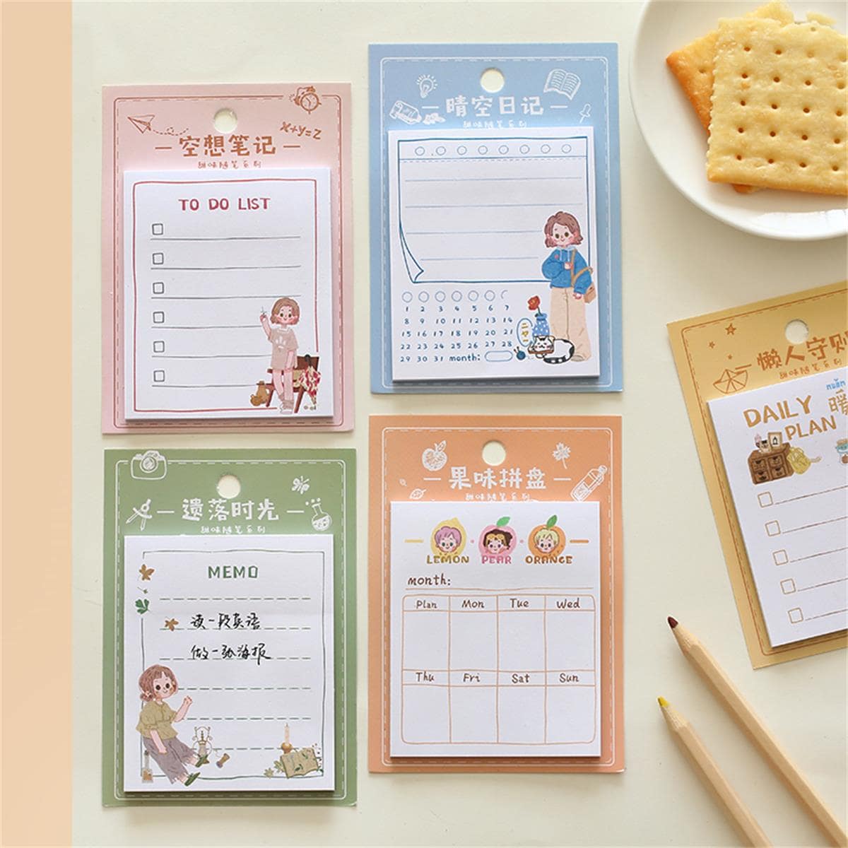

30sheets Cartoon Graphic Plan Sticky Note