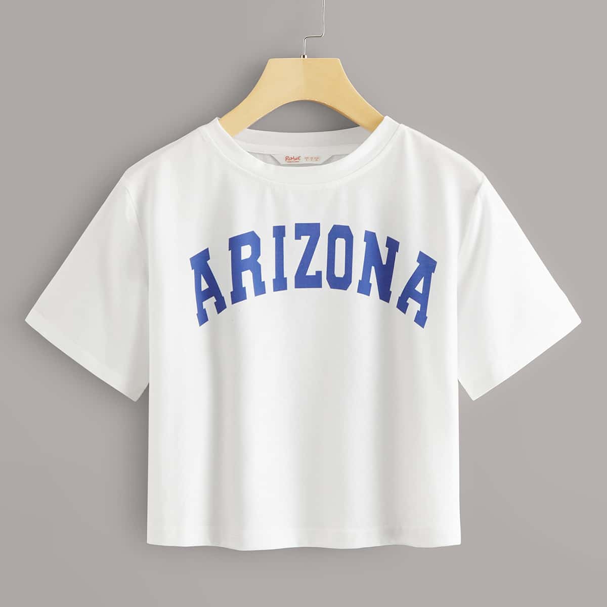 

Letter Graphic White Tee