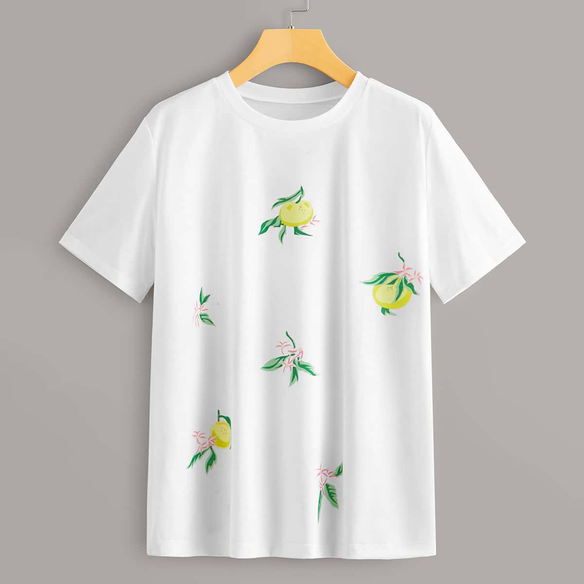 

Fruit Graphic White Tee