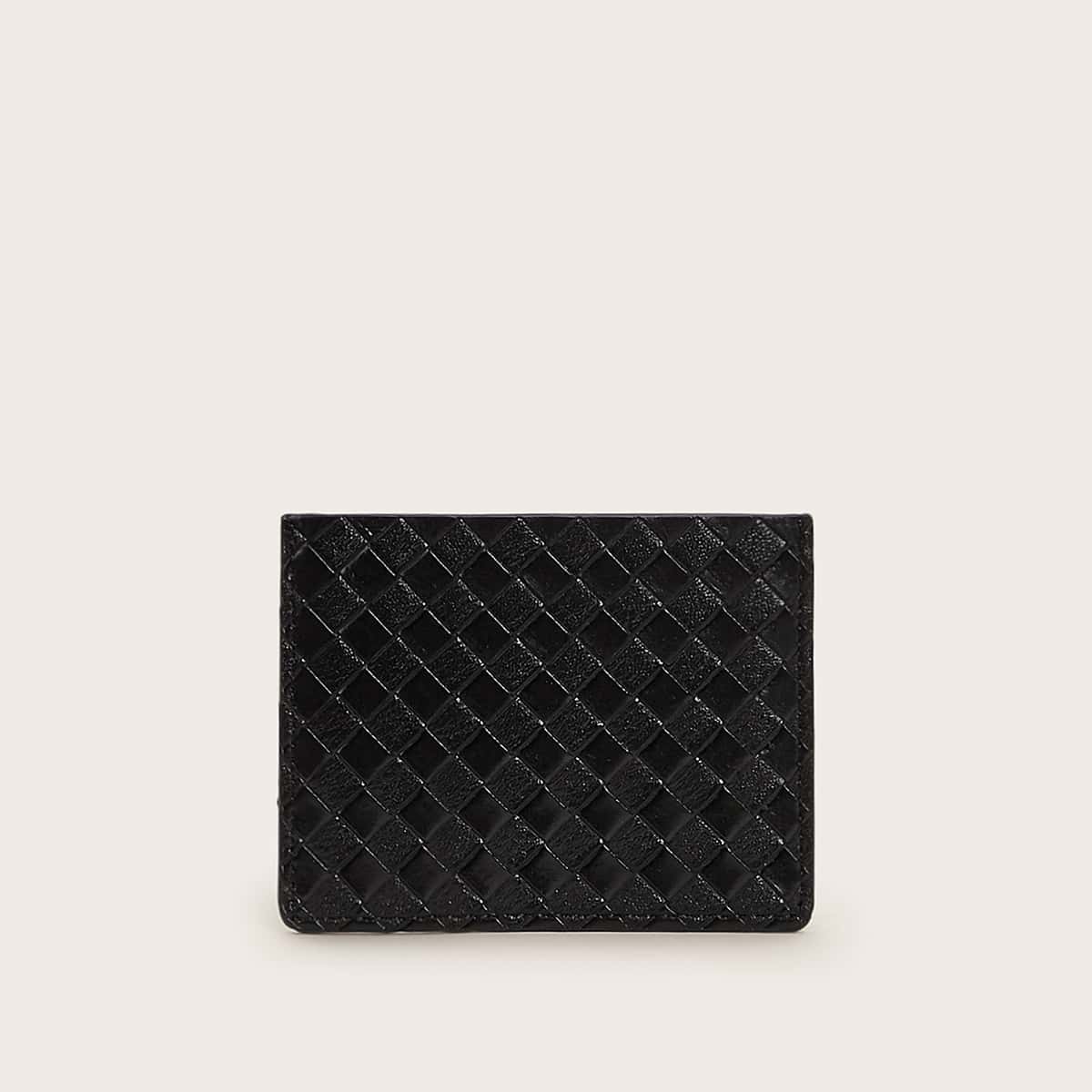 

Braided Card Holder, Black