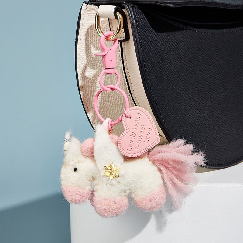 

Unicorn Design Bag Accessory, Multicolor
