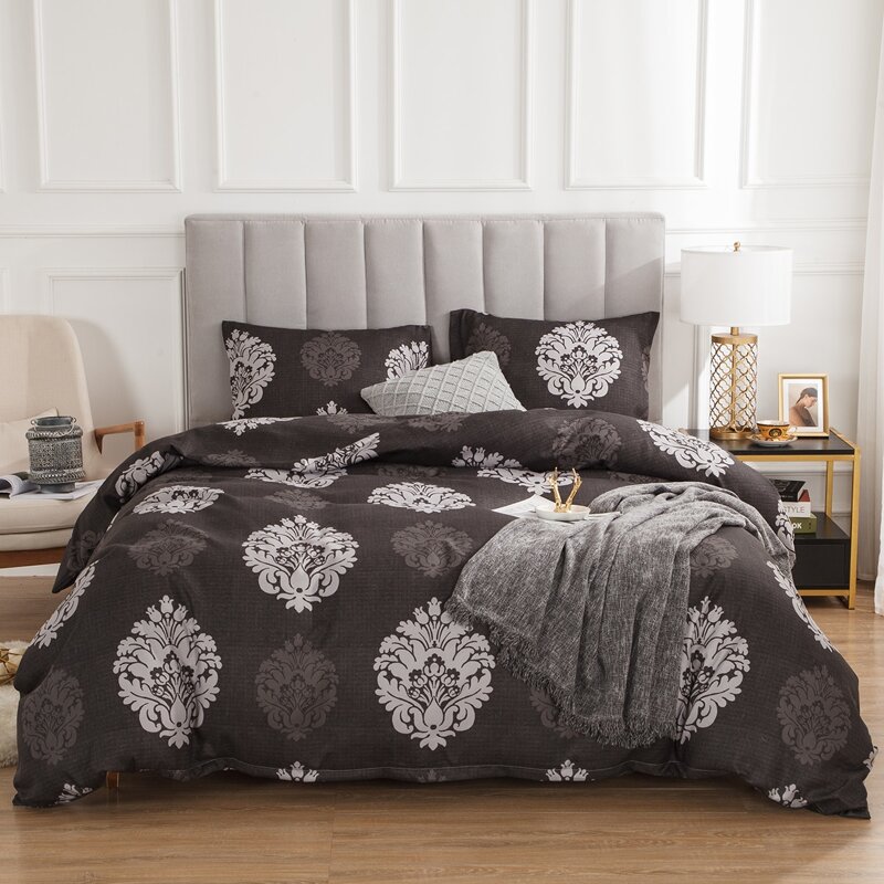 

Royal Floral Print Sheet Set Without Filler, Multicolor