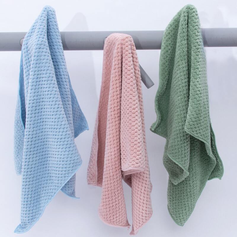 

1pc Solid Color Absorbent Hand Towel, Multicolor