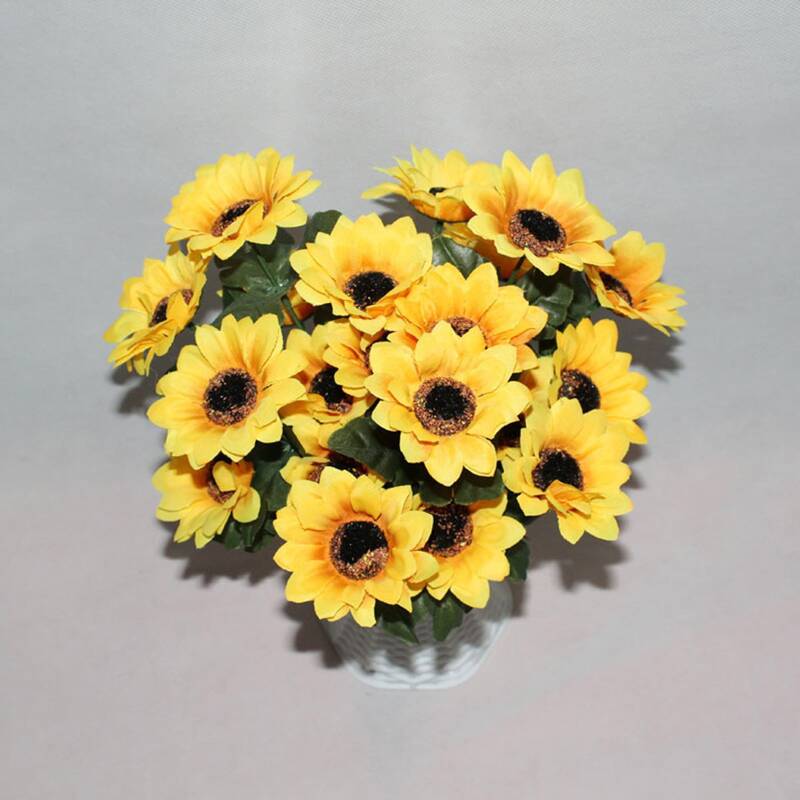 

1 Bundle Artificial Sunflower, Yellow