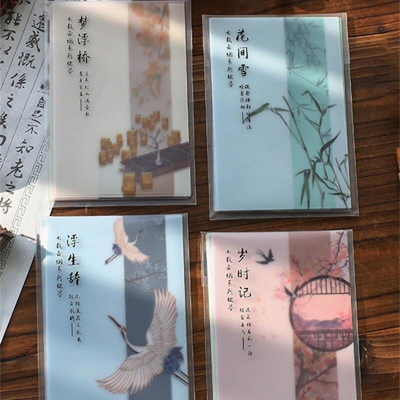 

30sheets Flower & Bird Print Sticky Note