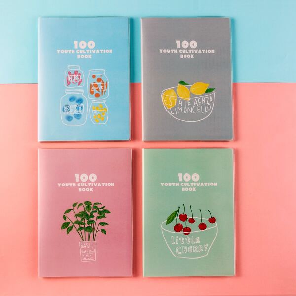

1pack Random Fruit Print Cover Notebook