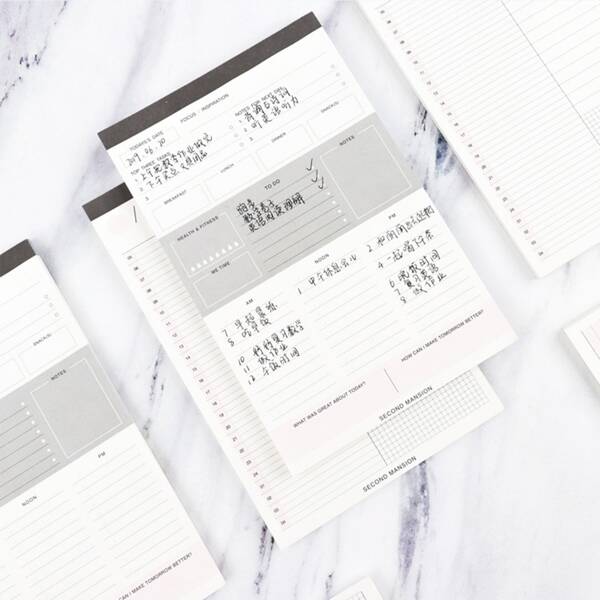 

1pack Daily & Weekly Schedule Memo Pad