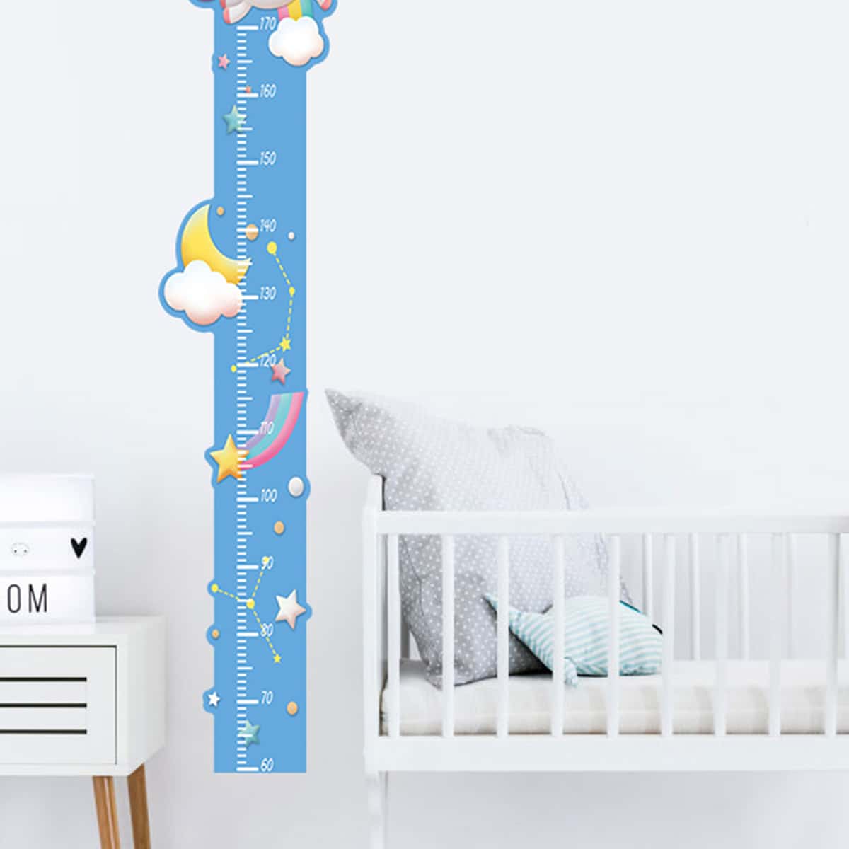 

Unicorn Print Height Measurement Wall Sticker