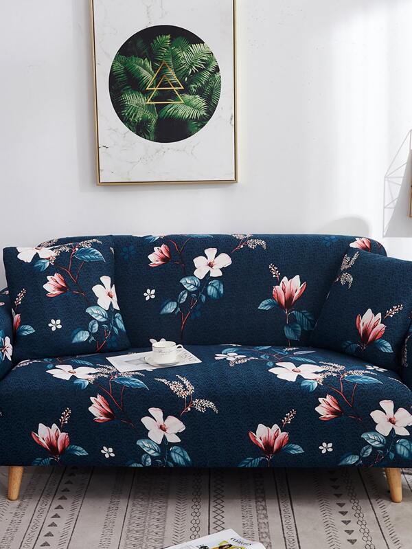 1pc Flower Print Sofa Cover Shein Singapore 1pc Flower Print Sofa Cover Shein, Flower Print Sofa Cover