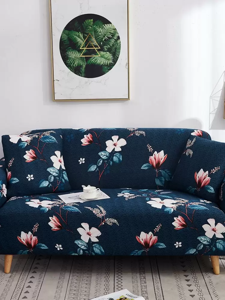1pc Flower Print Sofa Cover Shein Singapore 1pc Flower Print Sofa Cover Shein