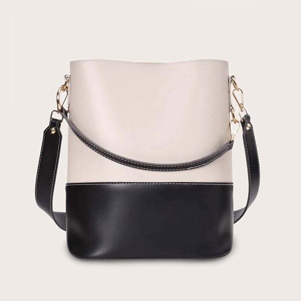 

Color Block Tote Bag, Multicolor