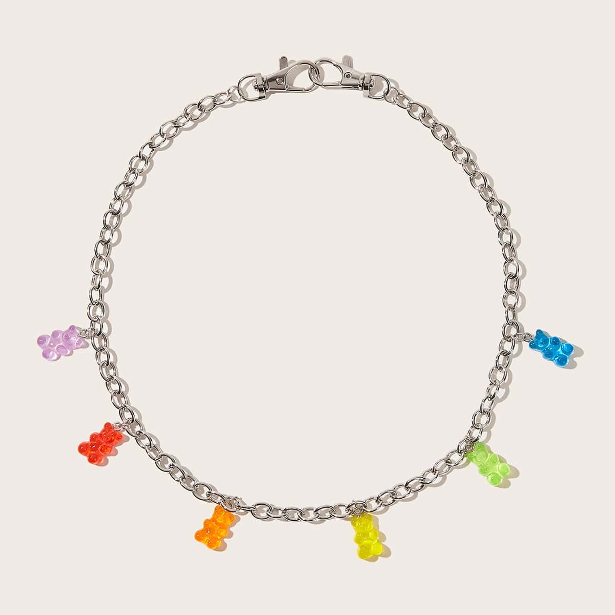 

Bear Decor Waist Chain, Multicolor