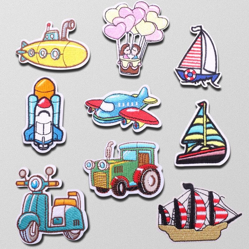 

5pcs Random Transportation Cloth Sticker