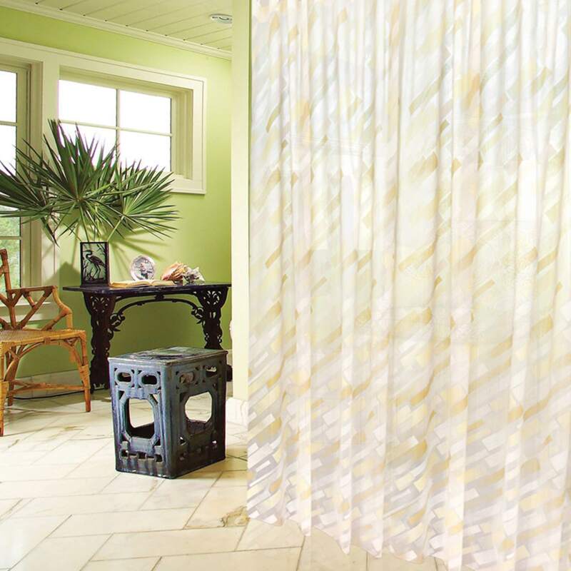 

Geometric Pattern Waterproof Shower Curtain, Multicolor