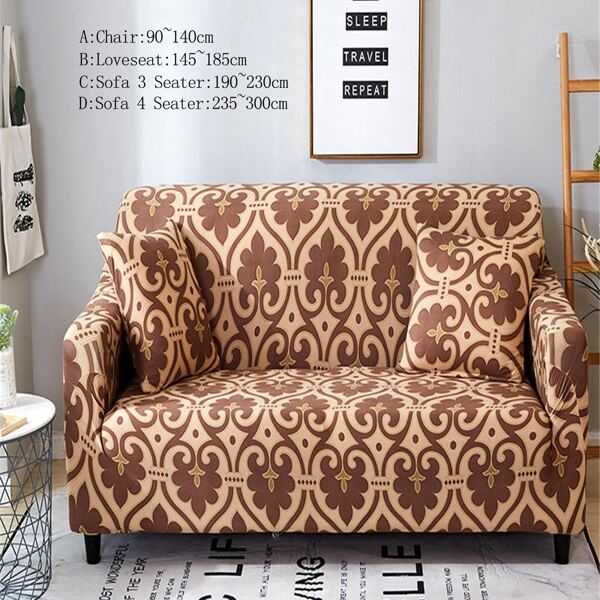

1pc Royal Style Stretchy Sofa Cover, Multicolor