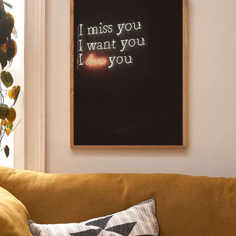 

Slogan Graphic Wall Art Without Frame