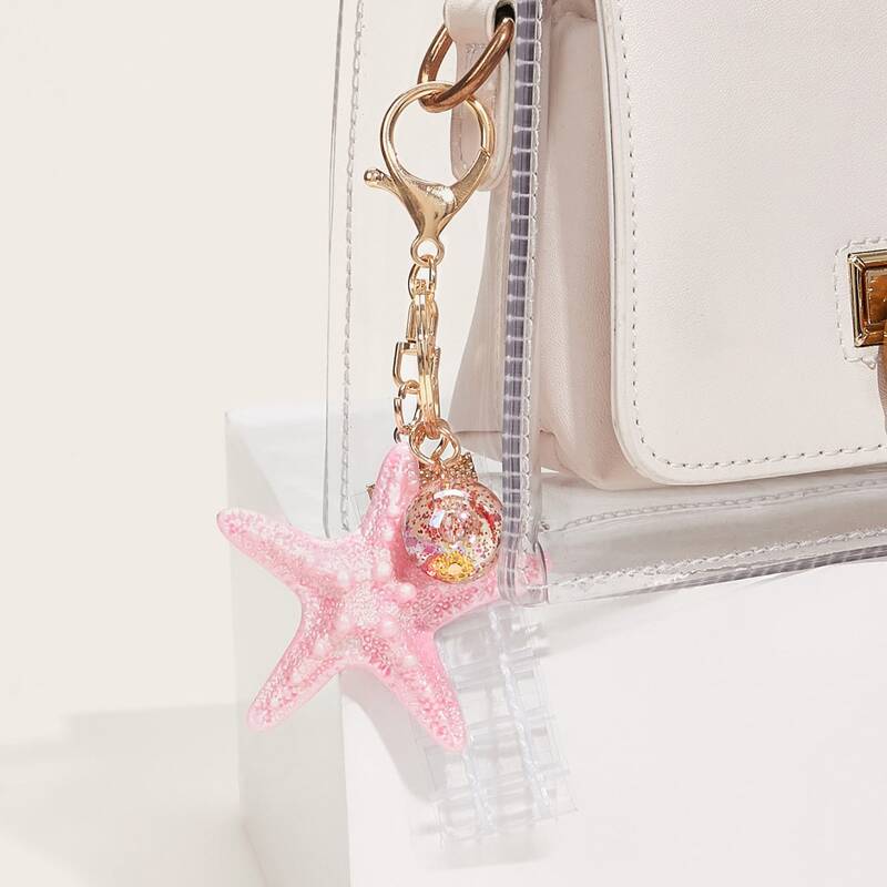 

Starfish Charm Bag Accessory, Multicolor