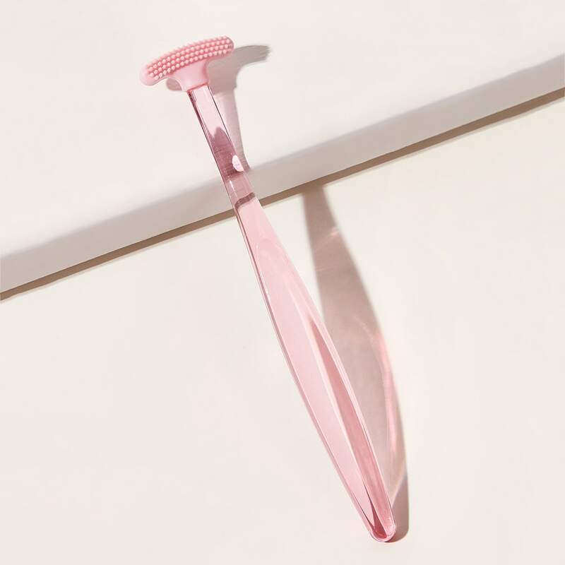 

Solid Tongue Cleaner Brush, Pink