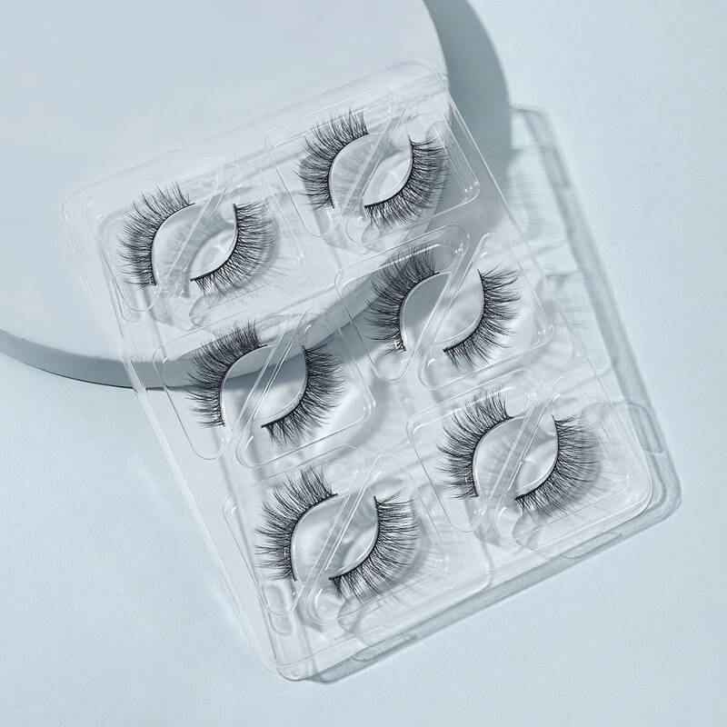 

6pairs 3D Thick False Eyelashes, Black