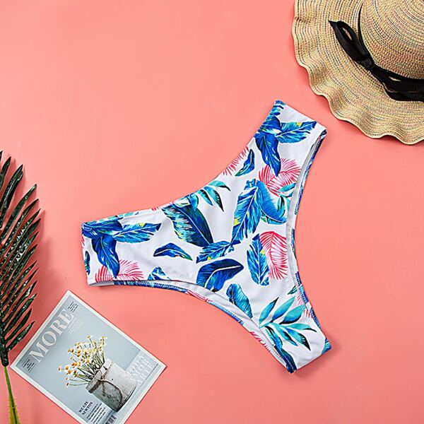 

Plus Tropical High Waist Bikini Panty, Multicolor