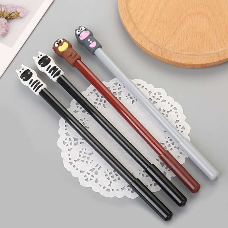 

4pcs Random Cartoon Animal Decor Gel Pen