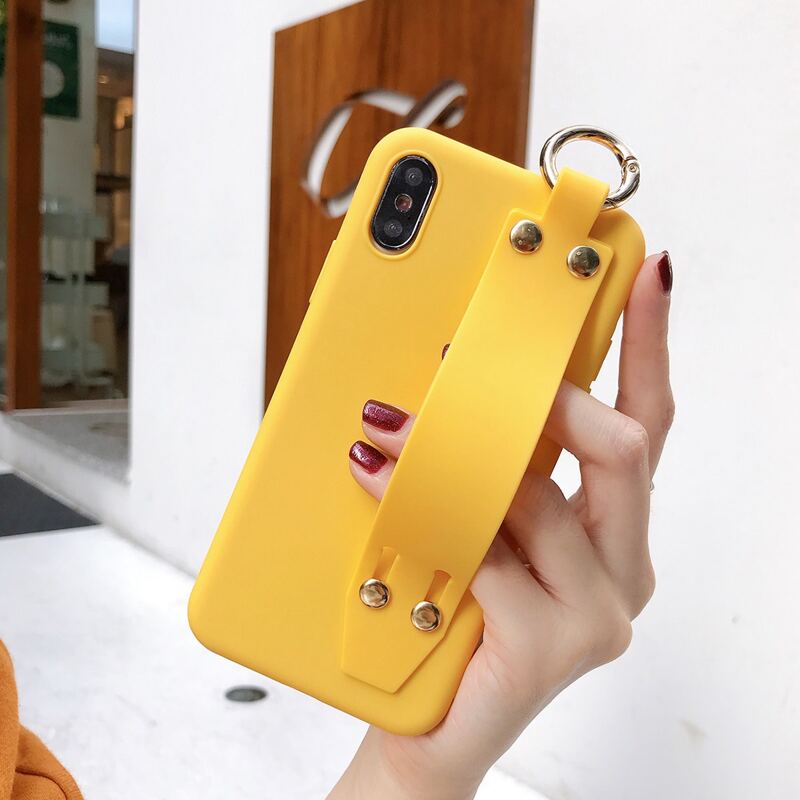 

Solid Strap iPhone Case, Orange