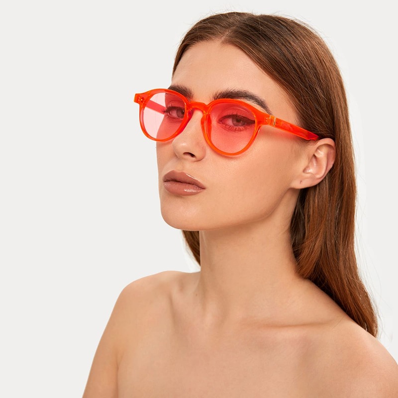 

Fluorescent Orange Sunglasses