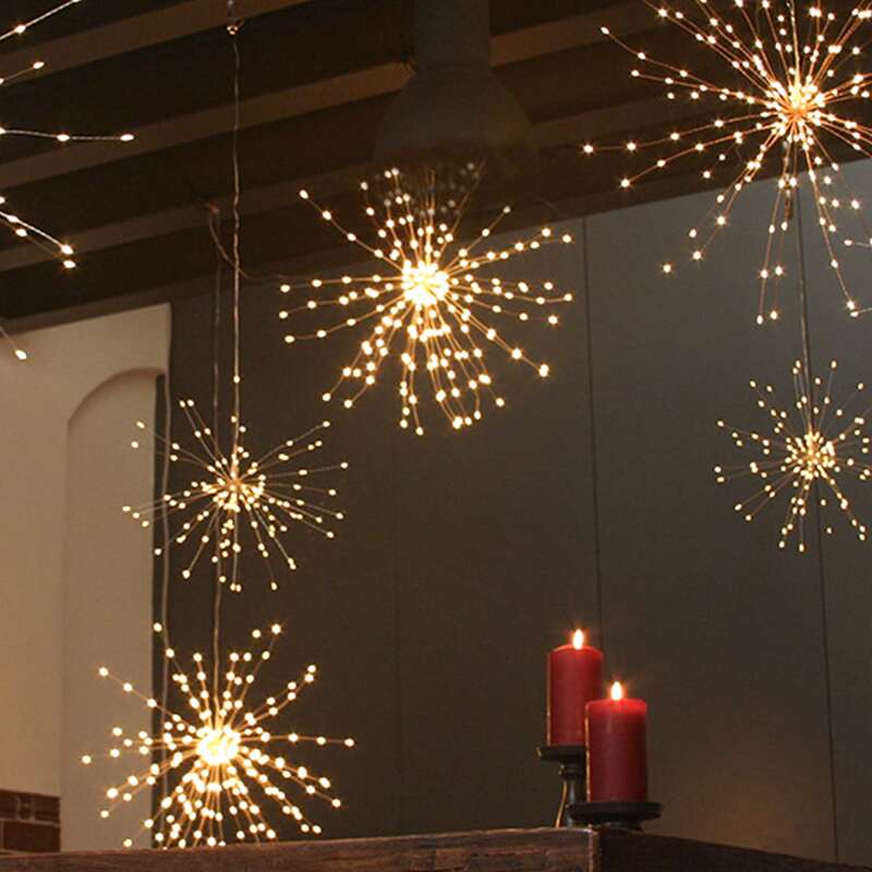 

Dandelion Design String Light With Remote Control, Yellow