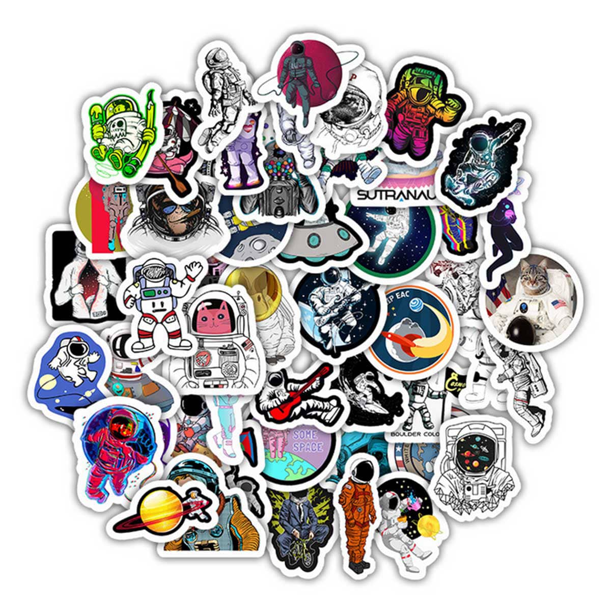 

50pcs Astronaut Pattern Sticker
