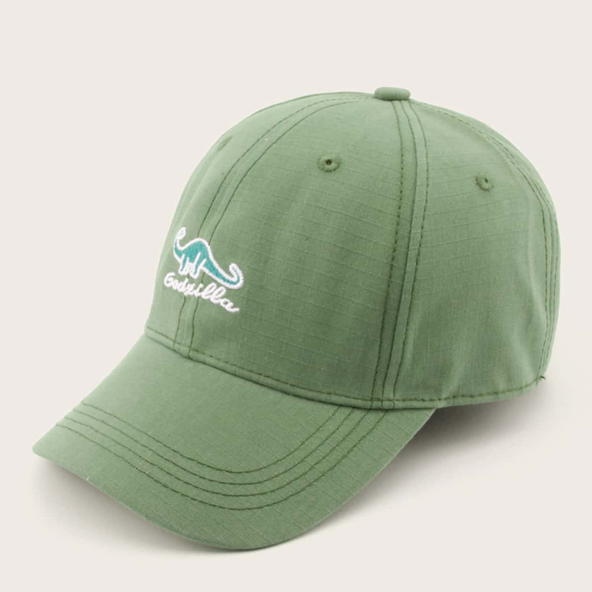 

Guys Letter & Cartoon Graphic Baseball Cap, Green