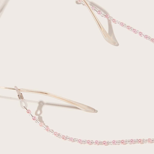 

Цепь для очков с бусами для девочек, Многоцветный