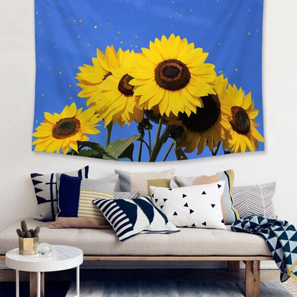 

Sunflower Print Tapestry