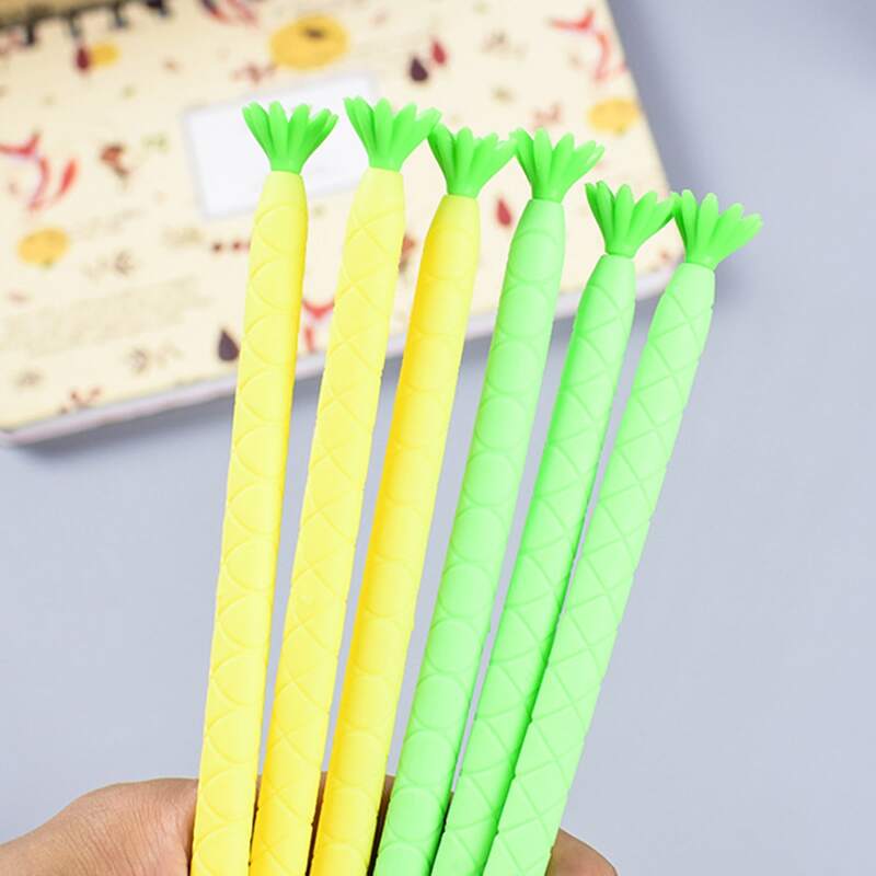 

1pc Random Neon Color Pineapple Shaped Gel Pen
